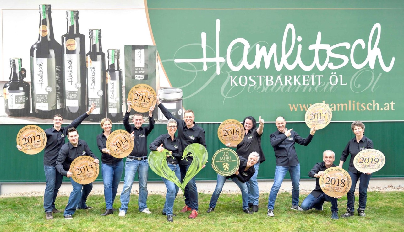 Hamlitsch Team und Prämierungen_Ölmühle Hamlitsch