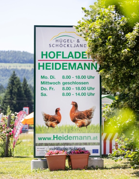 Hofladen Schild_Hofladen Heidemann_Foto-Ama Genuss Region-Harald Eisenberger