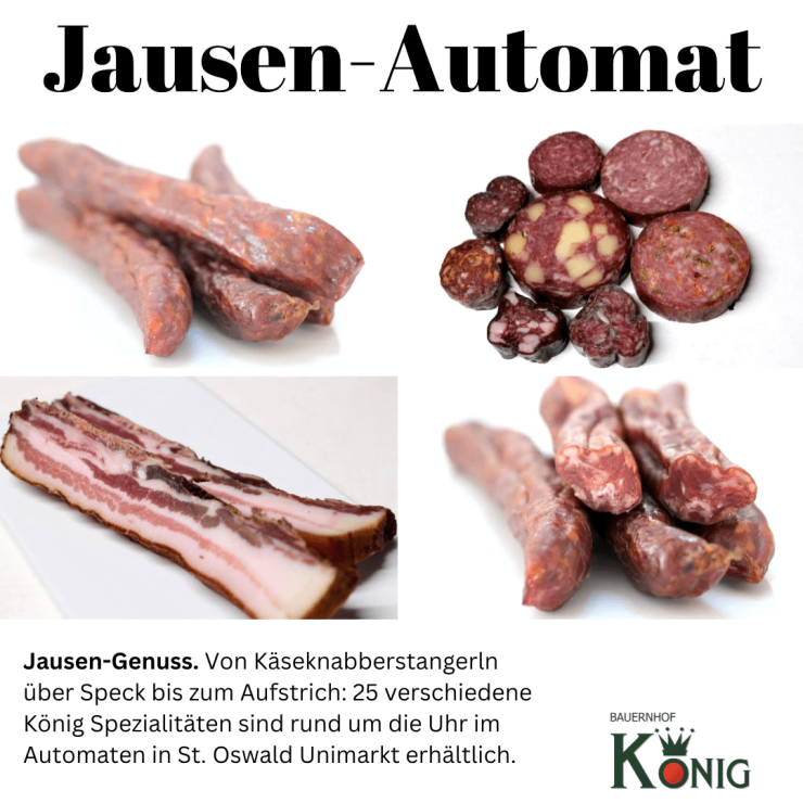 Jausen-Automat Spezialitäten_Bauernhof König
