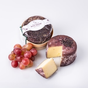 Bio affinierte Käse mit rote Traube