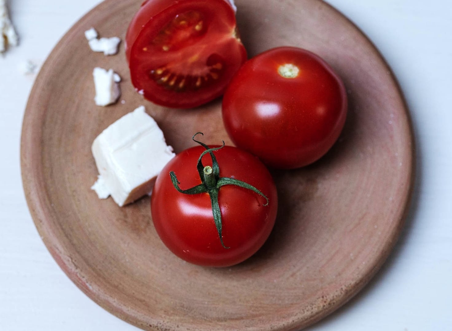 Feta und Tomate